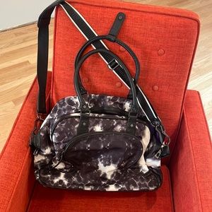 Vintage Lululemon Gym Dance Travel Duffle Bag Snowy Owl super-rare